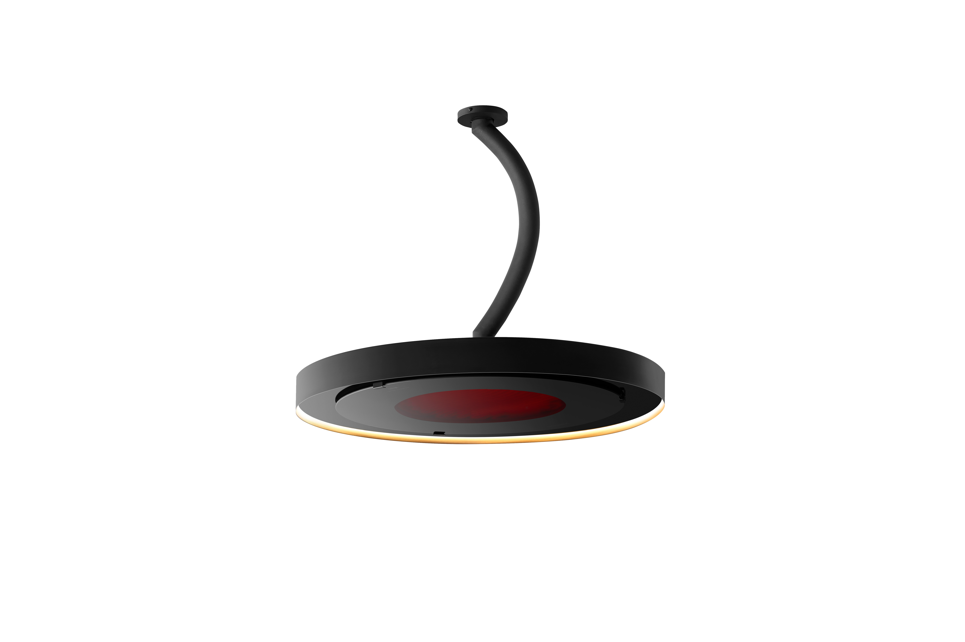 Curved Ceiling Pole Mount - Eclipse
