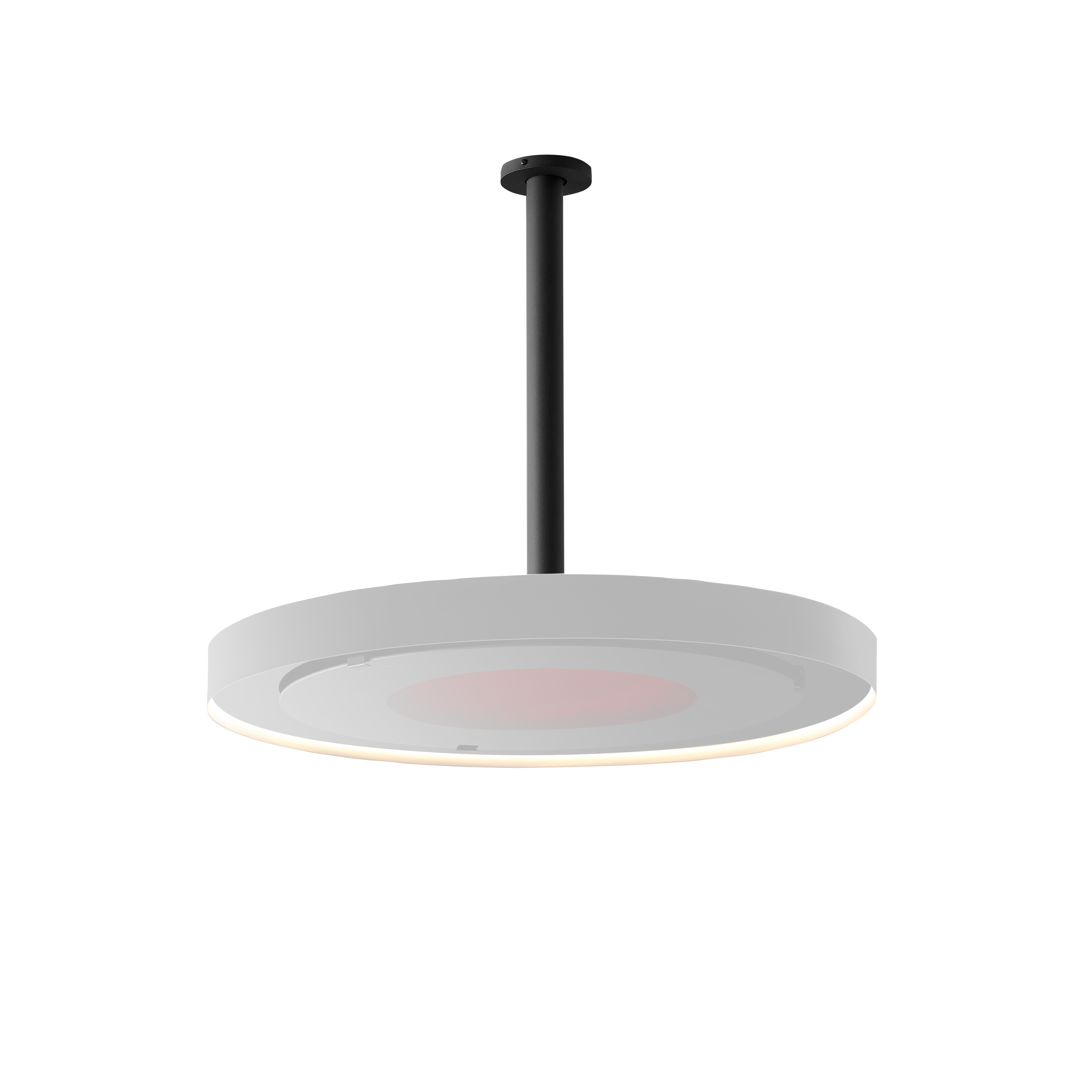 Eclipse Straight Ceiling Pole Mount